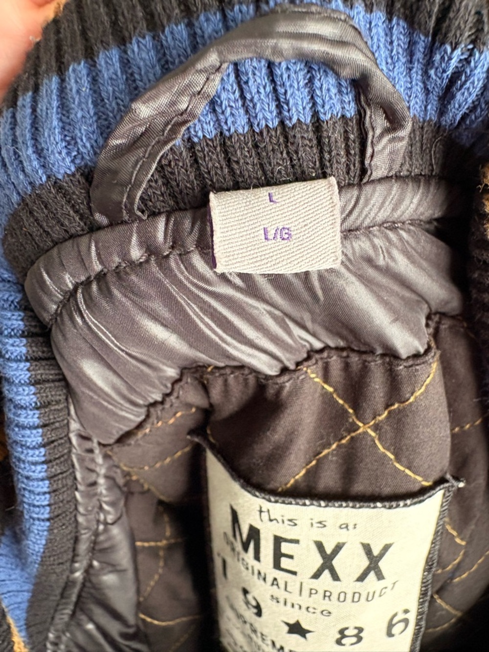 Mexx Boys' Gray Hooded Double-Breasted Coat (large) - Picture 9 of 9
